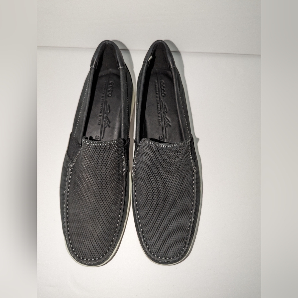 NWOT 10-10.5 Ecco Black S Lite Loafers